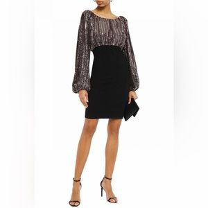 JUST CAVALLI
Bead-embellished textured-jersey mini dress